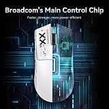 ATTACK SHARK X11 Gaming Mouse with Magnetic Dock 22000 DPI 3 Modes White view 6
