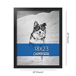 ArtToFrames 18x23 Inch Black Picture Frame, This