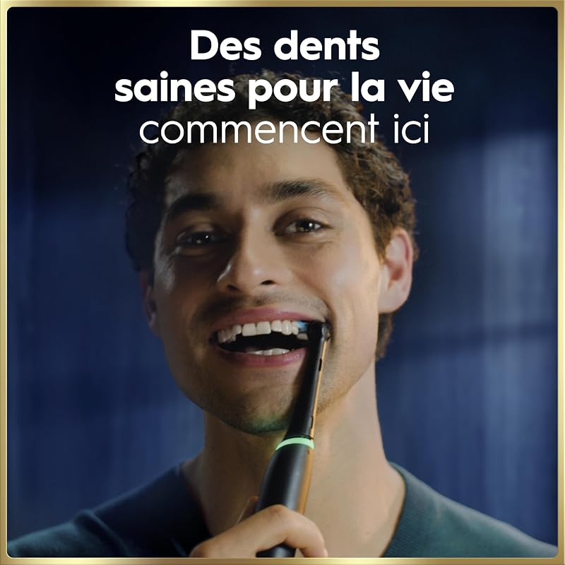 Brosse à Dents Electrique iO 9, 3 Brossettes de Rechange, Noire
