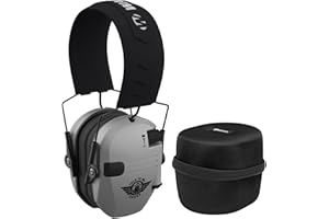 Walker's Game Ear Razor Slim Electronic Lightweight Shooting Hunting Range Hearing Protection Muffs Bundle