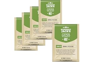 5X Mangrove Jack's Yeast Cider M02 Craft Series Yeast 9g Treats 23L