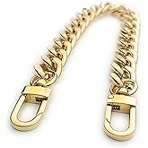 FerialRose Bag Charm Chunky Purse Chain Handbag Charms Replacement | 360 Rotatable Clasp for Comfort | Small Handbags Accessory Chains for Decorative | Polished Surface & Durable - Gold 10"