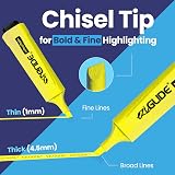 Eziglide Yellow Highlighters 10-Pack with Chisel Tip 1-4.5mm view 5