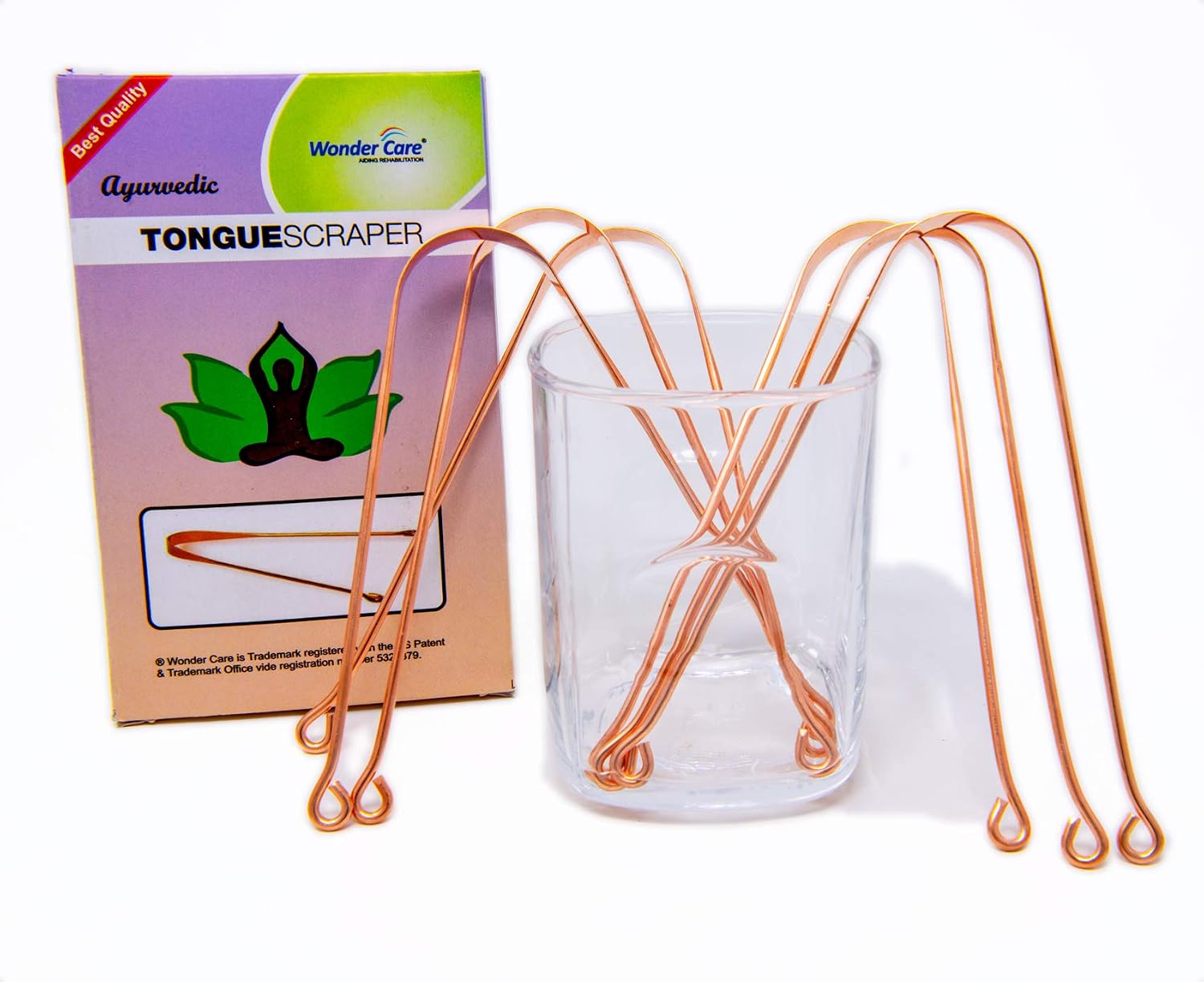Wonder Care Tongue Scraper for Adults for Bad Breath Copper Tongue Cleaner for Oral Hygiene and Fresh Breath Pack of 6 - Image 3