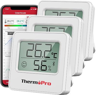 ThermoPro TempPro TP357 Room Thermometer Hygrometer Bluetooth Humidity Sensor