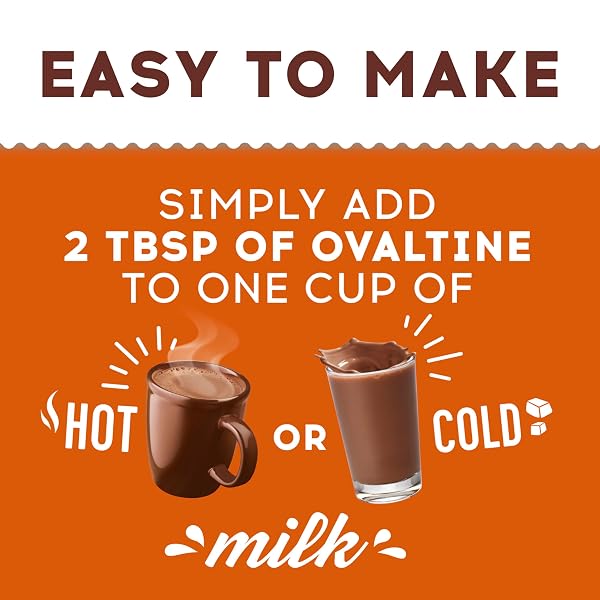 NESTLE OVALTINE CHOCOLATE MALT MIX, 12 OZ. CANISTER EASY TO PREPARE FORTIFIED MALT BEVERAGE