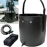 FEIJAZUM Outboard Motor Flushing Bag for Outboard Flushing on Land, 27.6'' x 27.6'' x 30'', Outboard Engines Flushing Bag Suitable for Under 350HP Outboards