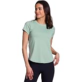 RBX Active Women's Mesh Workout Top Short Sleeve Crewneck Quick Drying Running T-Shirt with Breathable Fabric