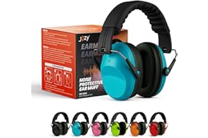 Jozy Noise Canceling Headphones for Kids, SNR 26dB Ear Protection for Autism, Sound Proof Sensory Muffs for Hearing, Concerts