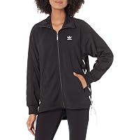 Amazon.com: adidas Originals Women's Superstar Track Top (Medium,  Black/White Logo) : Clothing, Shoes & Jewelry