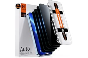 DIMONCOAT 4-PACK for iPhone 13 Pro Max/14 Plus Privacy Screen Protector [Auto Alignment Kit][10X Military Protection] Compatible iPhone 13 Pro Max /14 Plus 6.7 inch Tempered Glass Film [Case Friendly]