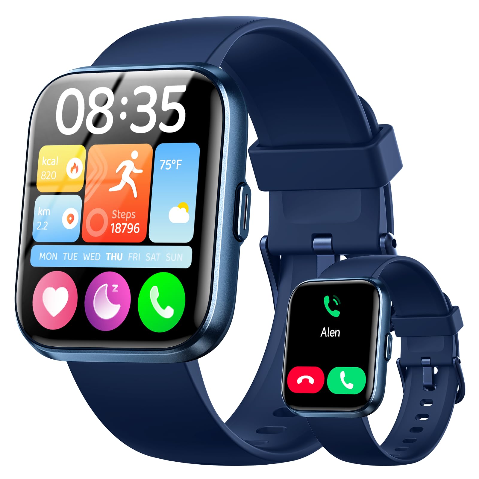 Hingso Smart Watches for Women Men, 1.85