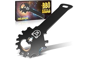 HELEMAN Grilling Gifts for Men Stocking Stuffers BBQ Grill Scraper: Women Gifts for Christmas Grill Accessories Cleaner Scraper Cool Stuff Gadgets for Teens Adults Husband Dad Birthday Gifts Kitchen Gadgets