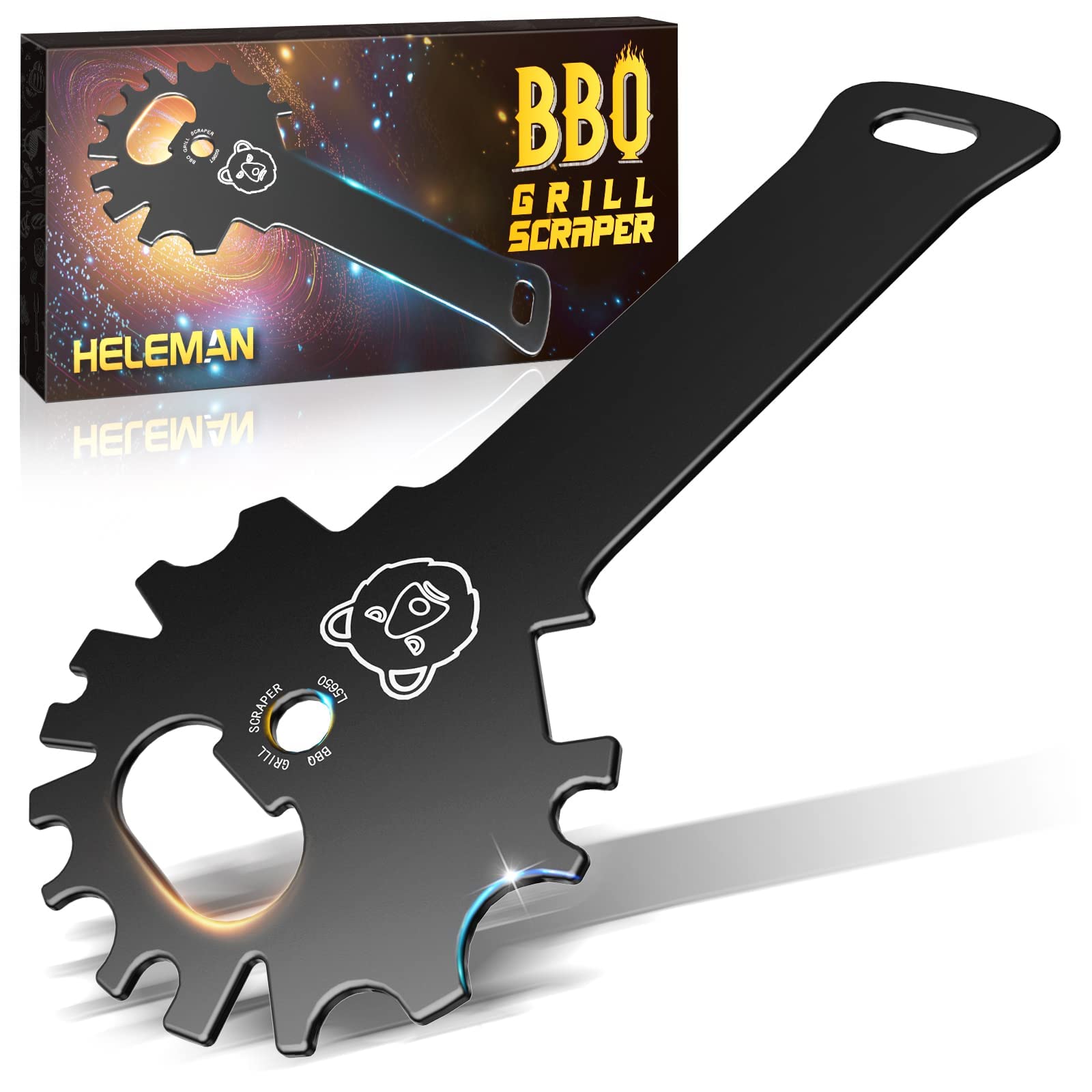 Photo 1 of Grilling Gifts for Men Stocking Stuffers BBQ Grill Scraper: Women Gifts for Christmas Grill Accessories Cleaner Scraper Cool Stuff Gadgets for Teens Adults Husband Dad Birthday Gifts Kitchen Gadgets