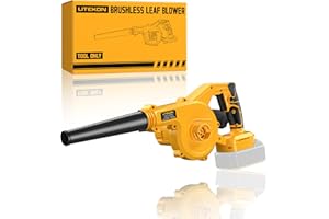 LITEKON Cordless Leaf Blower for DE-Walt 20V Max Battery, 2-in-1 Vacuum Blower Up to 150MPH Electric Brushless Leaf Blower, Perfect for Yard Lwan Care, Snow Blowing (Tool Only)