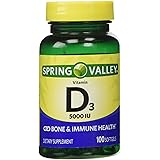 Spring Valley - Vitamin D-3 5000 IU, 100 Softgels
