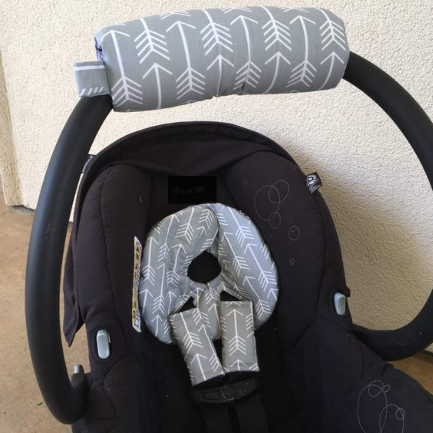 car seat head support strap