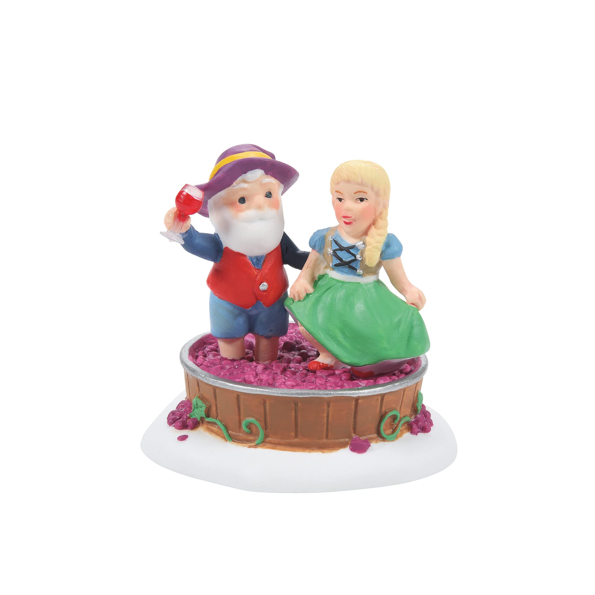 Department 56 North Pole Series Great Grape Stomping, Village Figure, 1.81 Inch, Multicolor