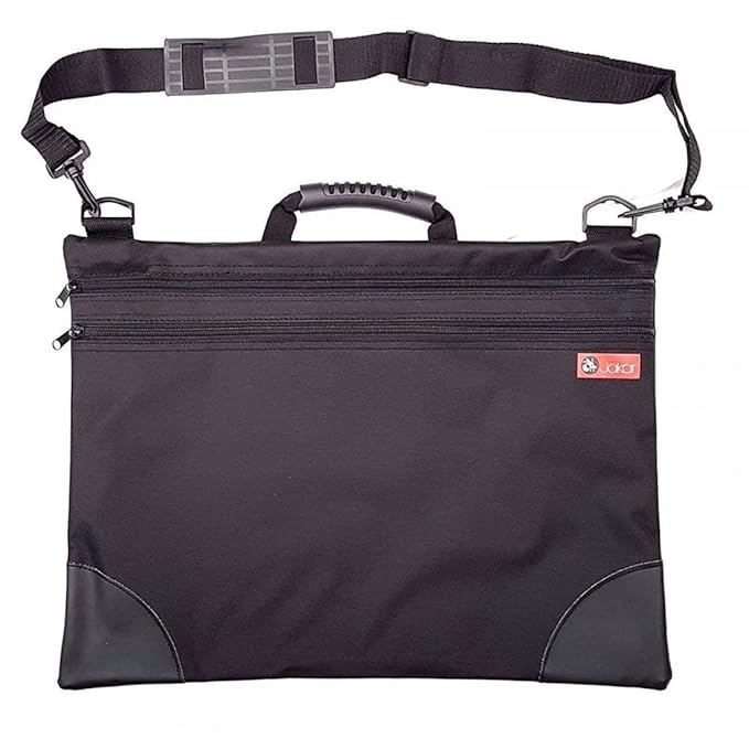 Jakar A3 Portfolio Carry Case Art Folder Double Zip Pockets Shoulder
