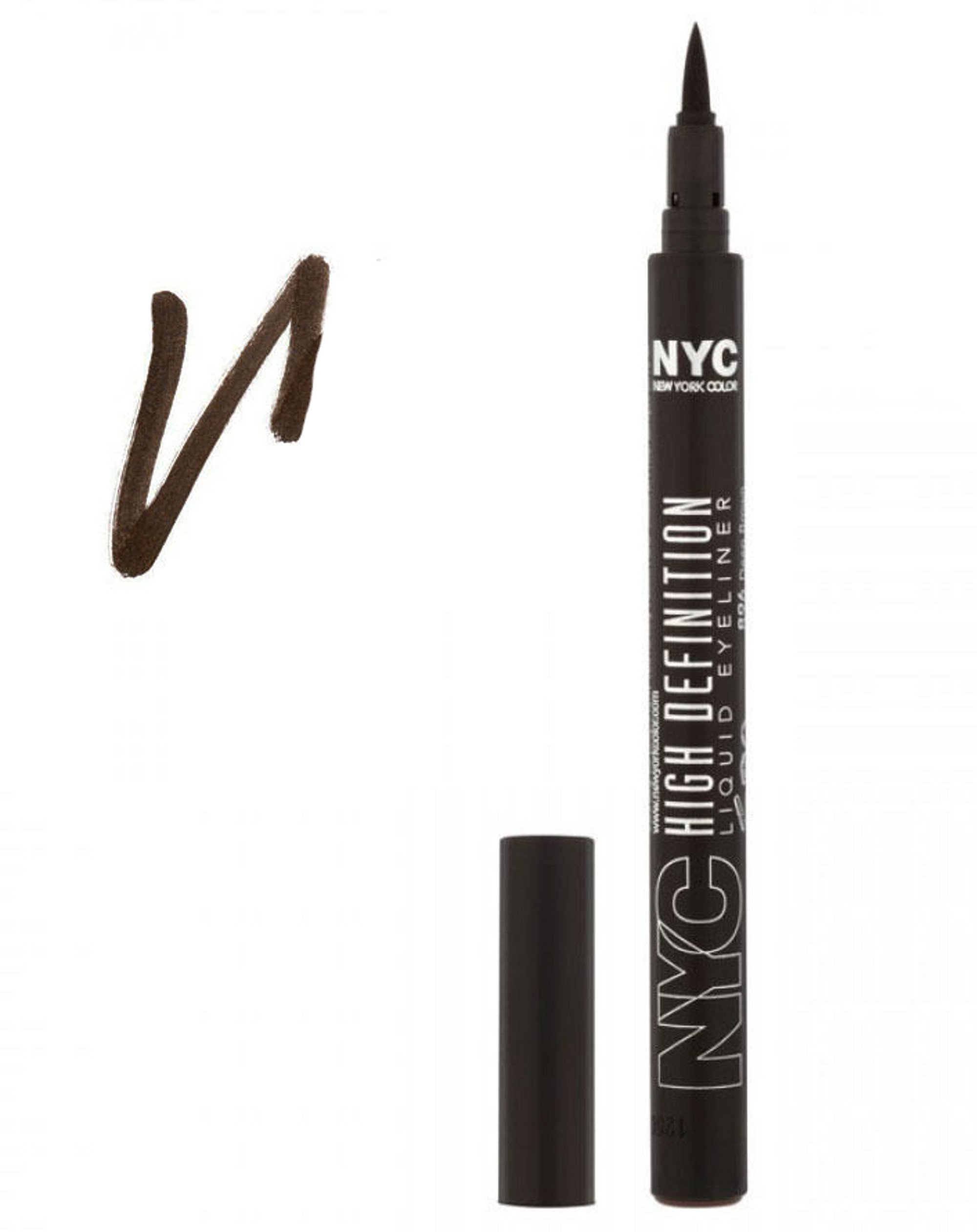 Nyc High Definition Liquid Eyeliner 896 Deep Brown Dark Brown Felt Tip Eye Liner Pen Sealed By Nyc Buy Online In India At Desertcart In Productid 48770751 desertcart