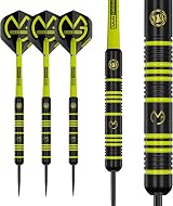 Winmau Michael van Gerwen MvG Ambition Brass 24g Darts Set with Flights and view 6