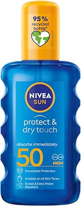 NIVEA SUN Protect & Dry Touch Invisible Sun Spray SPF 50 200 ml