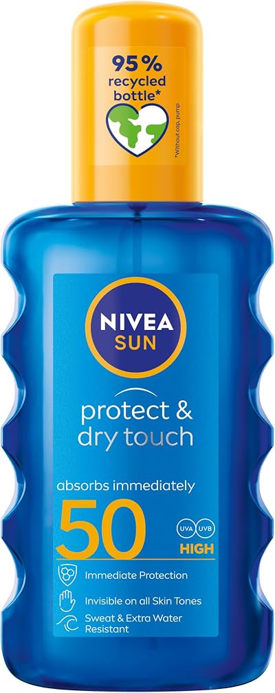 NIVEA SUN Protect & Dry Touch Invisible Sun Spray SPF 50 200 ml