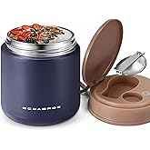 eedabros Kids Thermo Food Jar for Hot Food, 15.2 oz Vacuum Insulated Hot & Cold Lunch Container with 316 Stainless Steel Inte