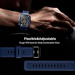 Mosonio Sport Rugged Case with Band for Apple Watch
