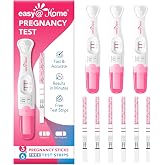 easy@Home 9 Count Pregnancy Tests: 3 Early Detection Pregnancy Sticks | 6 Reliable Precise Pregnancy Test Strips - Instant Readings in Minutes | 9 Counts