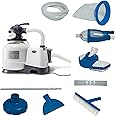 INTEX SX2800 Krystal Clear Sand Filter Pump for Above Ground Pools: 2800 GPH Pump Flow Rate – Easy Installation – Deluxe Pool Maintenance Kit Included