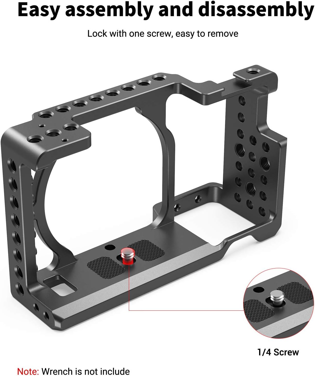 SMALLRIG a6300 Cage for Sony a6300 / a6000-1661, black - Image 5