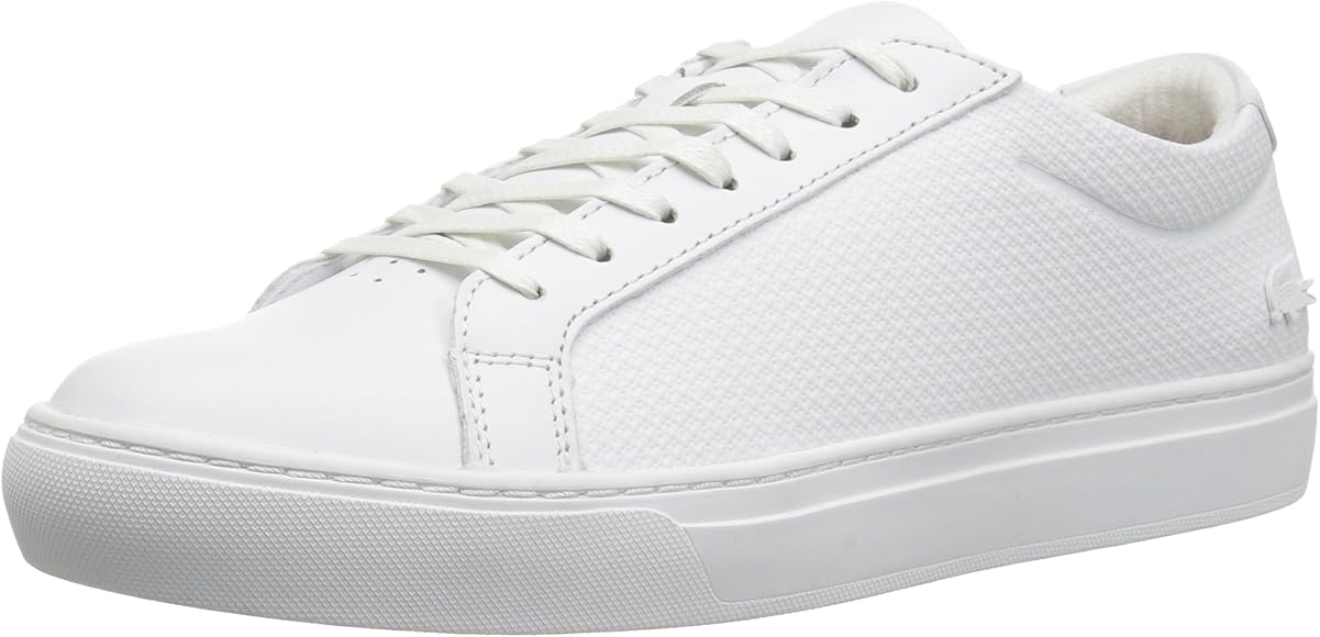 lacoste white leather