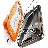 NeverBreak 9H+ Hardness for iPhone 15 Pro Screen Protector 12FT Military Grade Protection (Scratch, Shatter, Drop Resistance) 15 Pro Tempered Glass Full Edge Coverage Case Friendly 6.1" 2 Pack