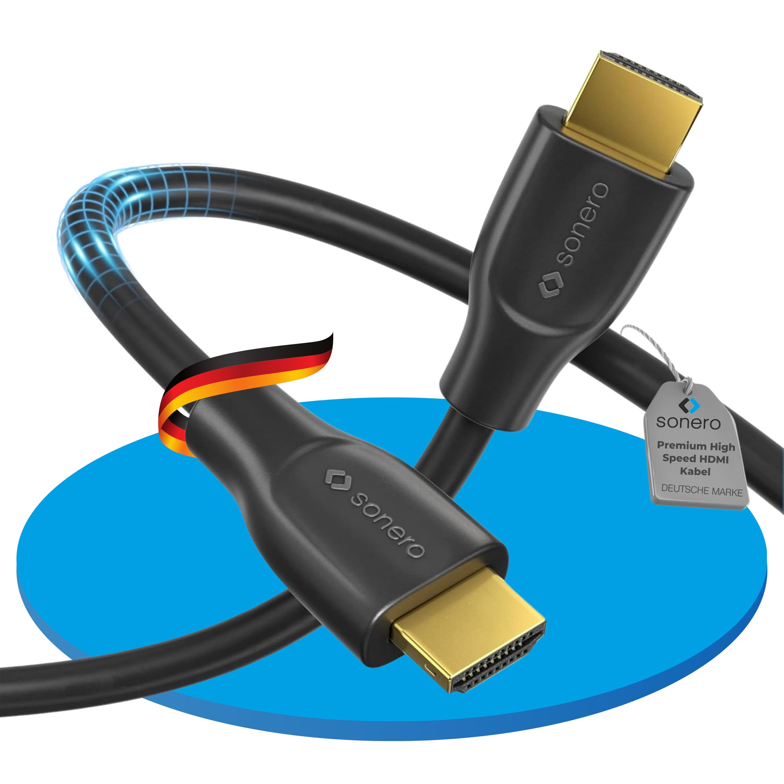 Sonero Premium High Speed HDMI Cable with Ethernet 1.00 m