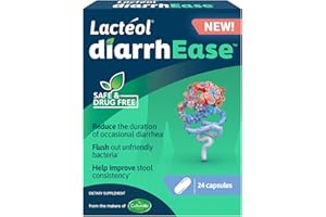Lactéol diarrhEase- a Safe, Drug Free and clinically Tested postbiotic Strain That Helps soothes Occasional Digestive Upset and Shortens The Duration of Occasional Diarrhea, 24 Count