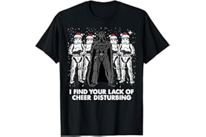 Star Wars Vader Trooper Lack Cheer Christmas Graphic T-Shirt T-Shirt
