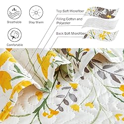 Floral Quilt Sets Full/Queen Size Reversible