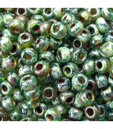 Amazon.com: Miyuki 8/0 Seed Beads – Picasso Brown Tan Matte
