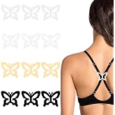 12PCS Bra Strap Holder Clips for Racerback, Bra Strap Clips Anti-Slip Buckles Conceal Strap