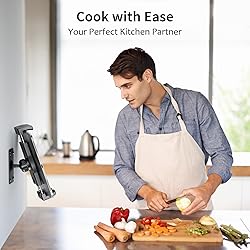 TeQable Tablet Wall Mount, 360° Rotating iPad Wall