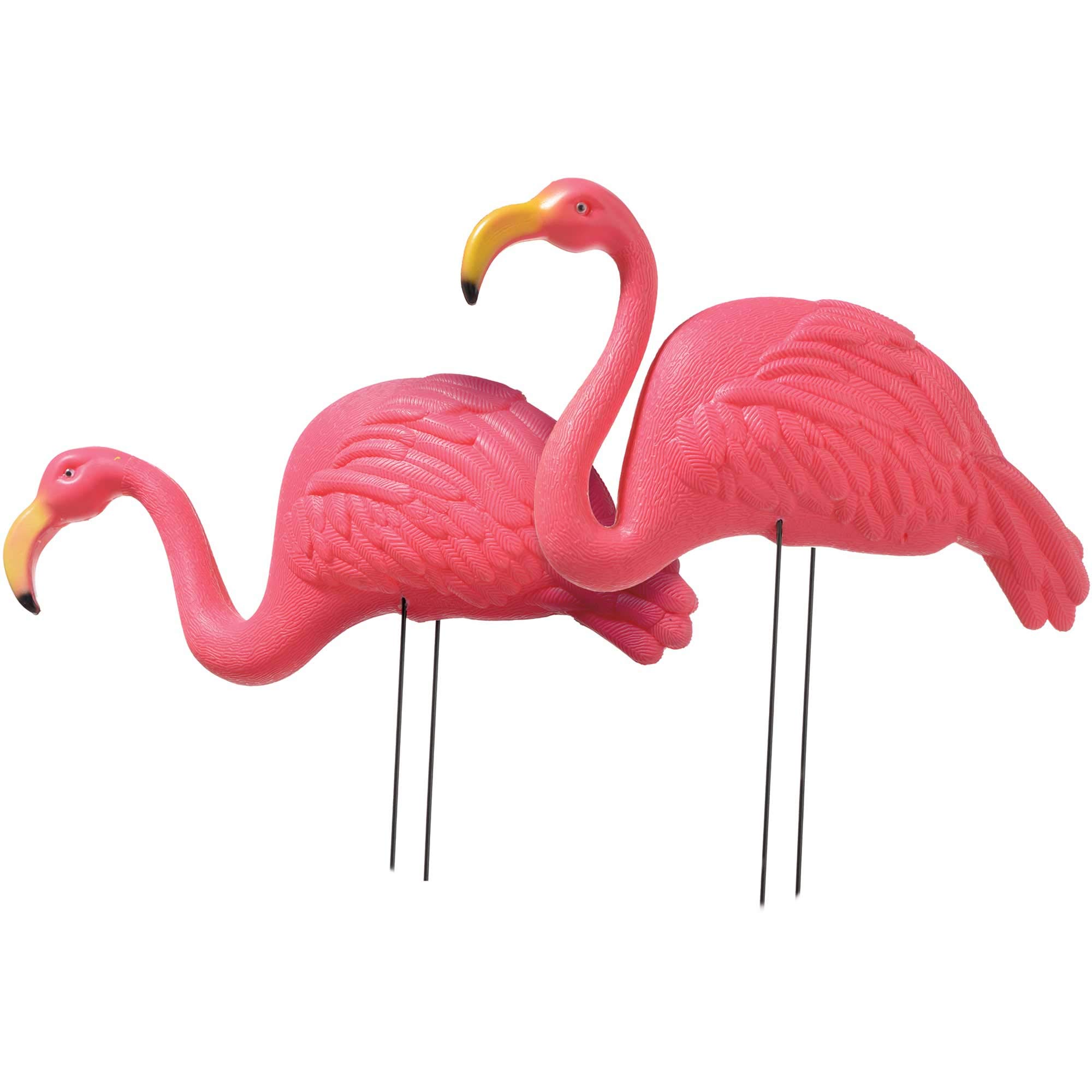(PKT) Hawaiian Flamingo Garden Stakes (2 pk)