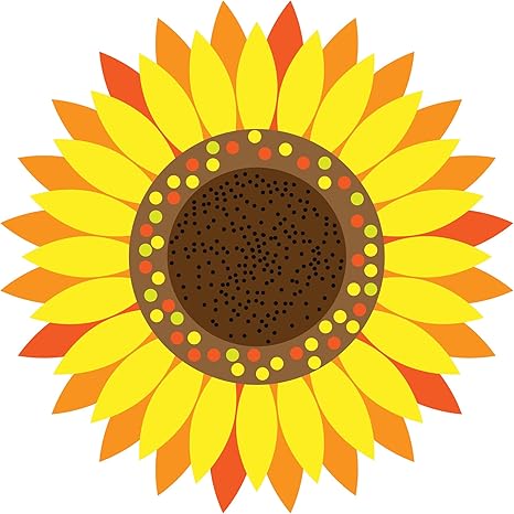 Amazon ラミネート加工ポスターひまわり花柄クリップアートイラストポスタープリント24 X 36 アートフレーム ポスター オンライン通販