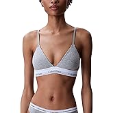 Calvin Klein Women's Modern Cotton Lightly Lined Triangle Wireless Bralette