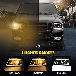DWVO Headlights Assembly Compatible with 2004 2005
