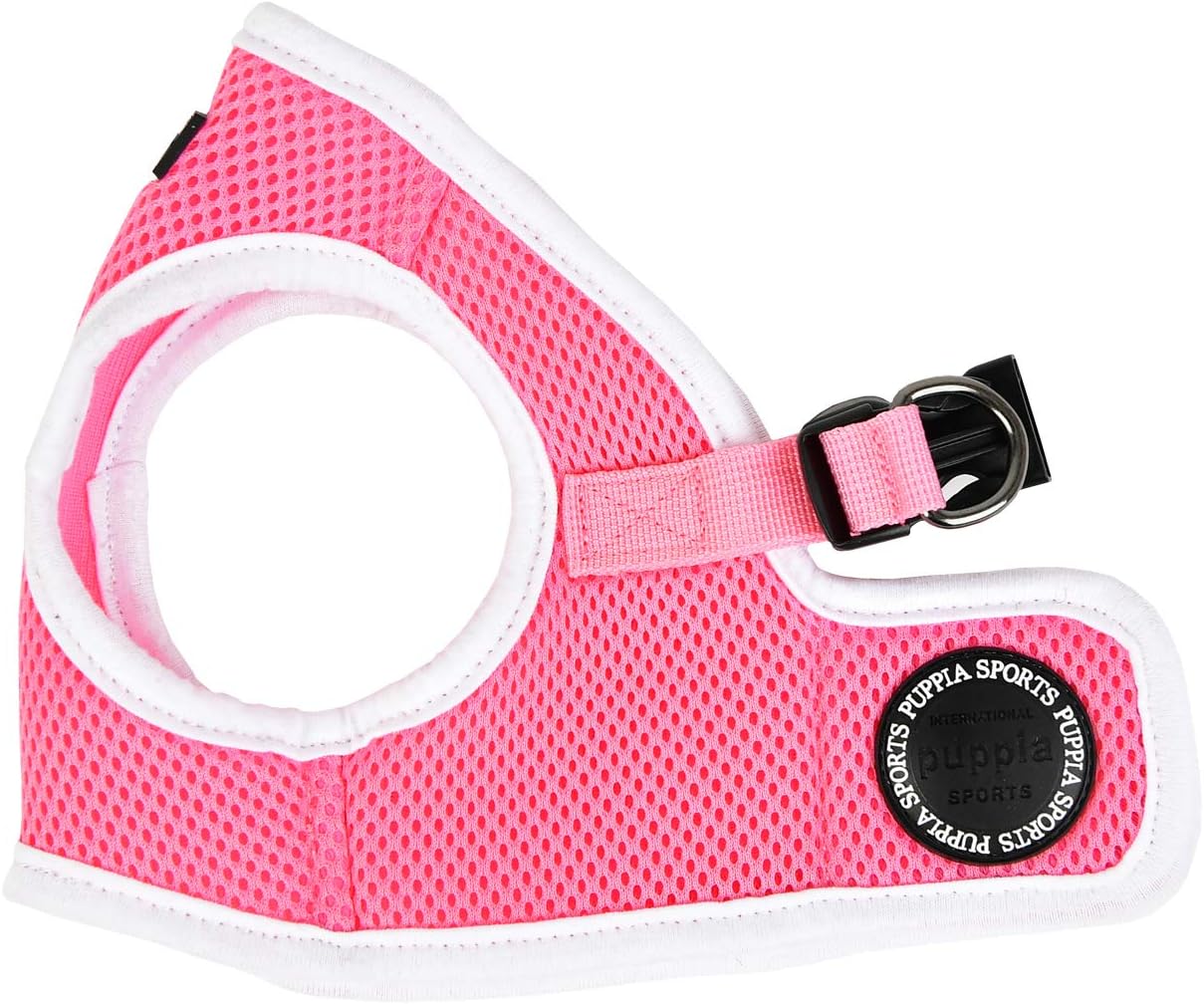 Puppia Soft Vest Dog Harness II and adjustable harness for small or medium dogs,Pink