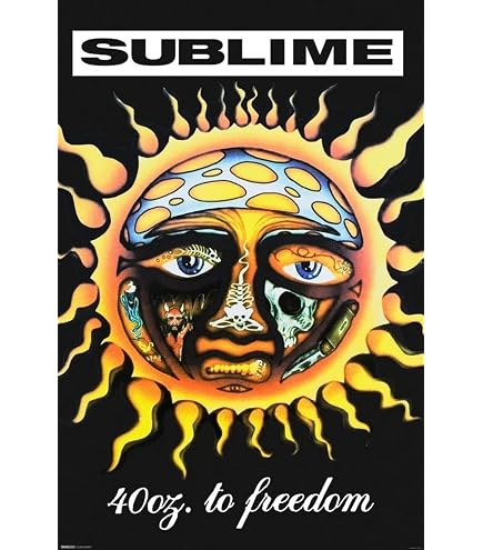 Amazon.com: AllPosters Wall Poster Sublime- Sun & Fish, 24x36