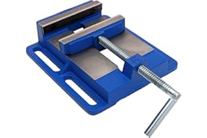 YOST TOOLS Yost Vises LDPV-6 Drill Press Vise | 6 Inch Jaw Width Portable Vise | Blue