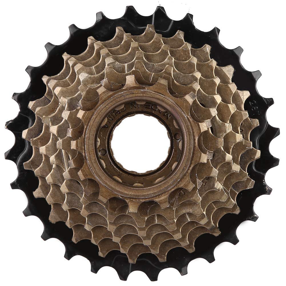 Freewheel Cassette, 8 Speed Bicycle Sprocket for Mountain Bike Replacement, Durable Rust-Resistant Wear-Resistant Hollow-Out Design Lightweight Smooth Operation Quiet Cycling