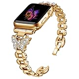 SaNgaiMEi Bling Band Compatible Apple Watch Band